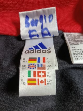 Chándal Adidas niño negro y rojo