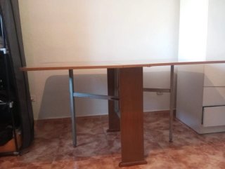 Mesa extensible de madera