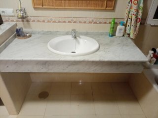 Lavabo de mármol