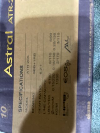 Carrete Okuma Astral ATR-20S.