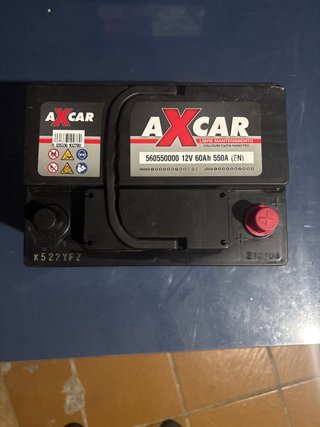 Batería Coche AXCAR 12V 60Ah 550A
