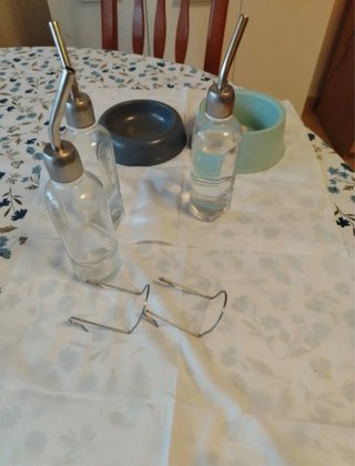 Jaula para cobayas con accesorios y cobayas