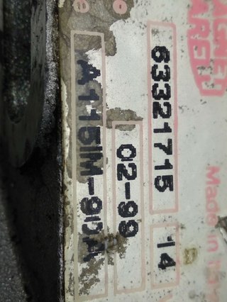 Alternador fiat 63321715 bravo (182) 16v 2839566