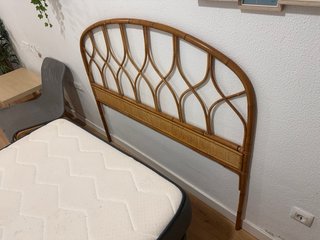 Cabecero mimbre natural 135cm