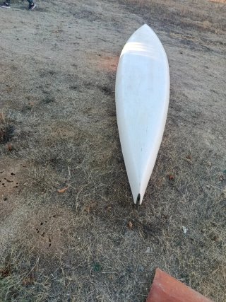 Piragua doble de travesía Román con timón inox