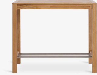 Mesa de cocina madera y metal Y dos taburetes