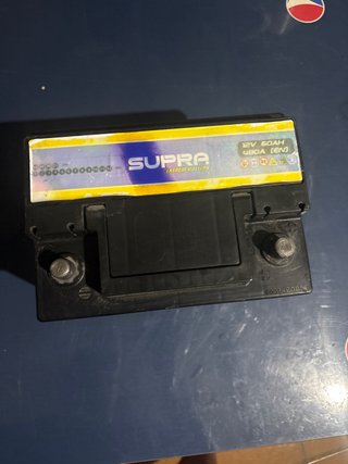 Batería Coche Supra 12V 60AH 480A