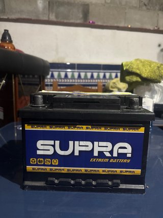 Batería Coche Supra 12V 60AH 480A