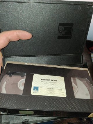 VHS El Hombre de Mimbre (Terror)