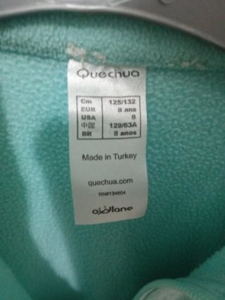 Polar Quechua niña talla 8 años