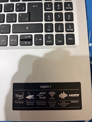 Acer Aspire 5 i7 Plata
