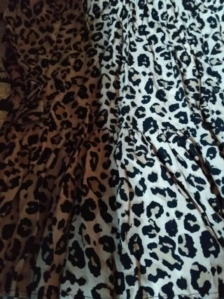 Vestido estampado guepardo