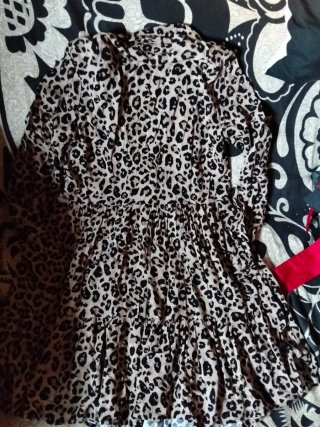 Vestido estampado guepardo