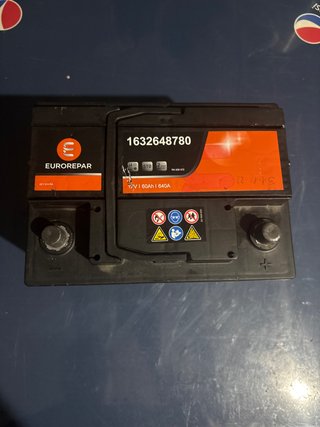 Batería Coche EUROREPAR 12V 60Ah 640A