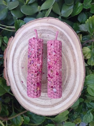 Pack Velas de miel Rosas - Ritual Amor