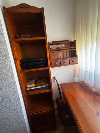 Mesa escritorio de madera de pino