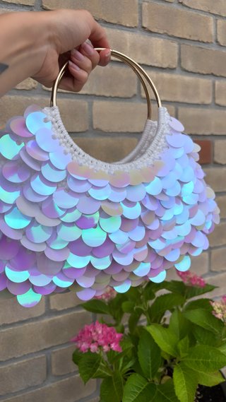 Borsa con paillettes