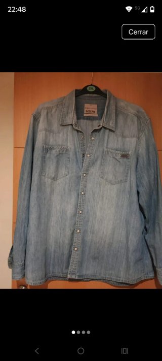 Camisa vaquera Angelo Litrico Talla XXXL