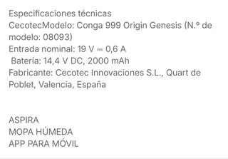 Aspiradora Conga Cecotec