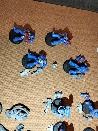 Warhammer 40k 14 Marines Espaciales Puño Carmesí