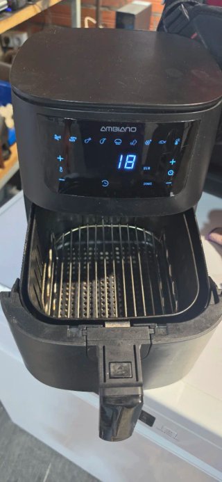 Freidora de aire digital Ambiano 1400W 3.5L