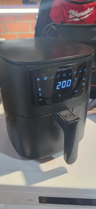 Freidora de aire digital Ambiano 1400W 3.5L