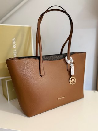 Bolso Michael Kors Marrón y Dorado