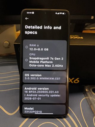 POCO X6 5G NERO COME NUOVO