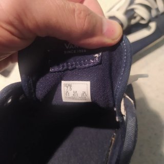 Zapatillas Vans Azul y Blanco