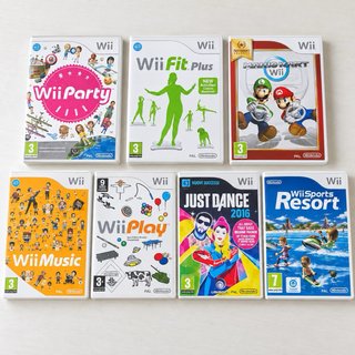 Lotto Nintendo Wii con accessori e giochi