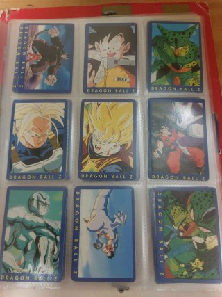 Cartas Dragon Ball Z 8 Cartas Holograma  43 comun