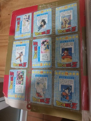 Cartas Dragon Ball Z 8 Cartas Holograma  43 comun