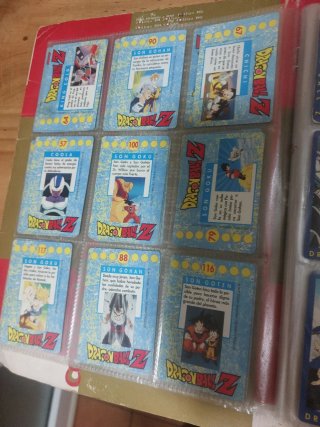 Cartas Dragon Ball Z 8 Cartas Holograma  43 comun