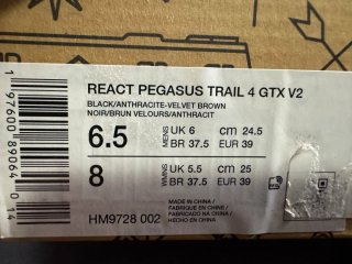 Nike Pegasus Trail 4 GTX nere