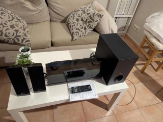 TV Samsung LED y Home Theatre Sony