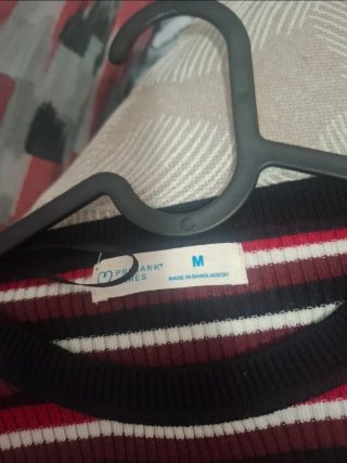 Vestido de punto a rayas