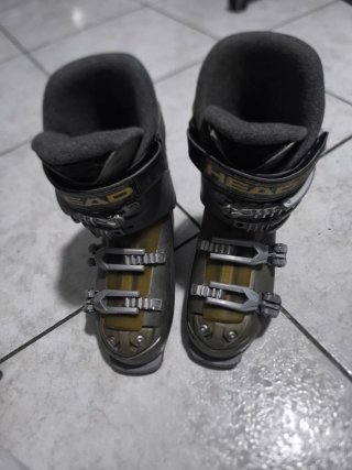 Scarponi sci Head EZ On Grigio/Oro Misura 3