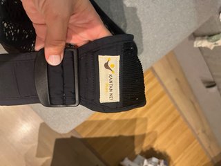 Portabebe ligero de cadera  Kantan Net M Negro
