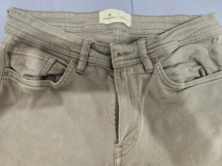 Pantalón Springfield Slim Talla 28 Beige