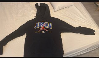 Sudadera Jordan Negra con Logo