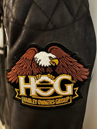 Chaqueta Harley Davidson Mujer Negra/Blanca