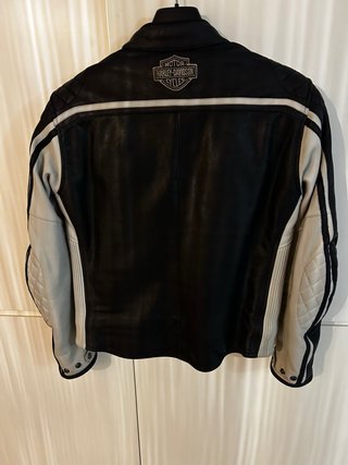 Chaqueta Harley Davidson Mujer Negra/Blanca