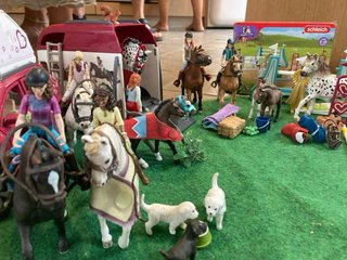 Colección Juguetes Schleich Caballos Coche