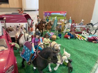 Colección Juguetes Schleich Caballos Coche