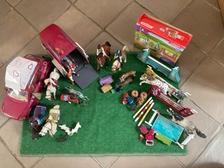 Colección Juguetes Schleich Caballos Coche
