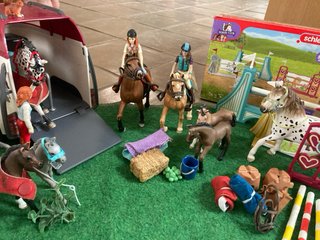 Colección Juguetes Schleich Caballos Coche