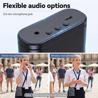 NUEVO! Amplificador Voz Micrófono Solapa