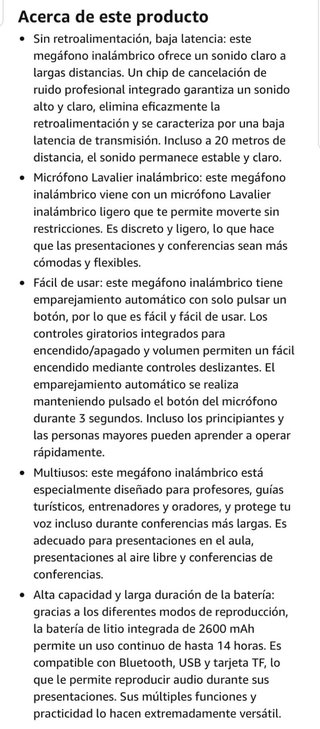 NUEVO! Amplificador Voz Micrófono Solapa