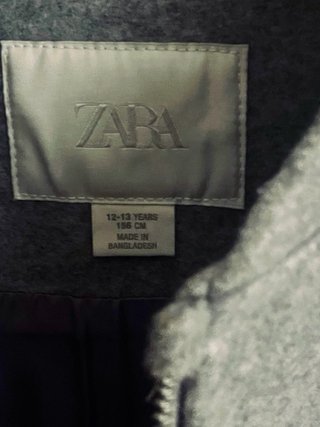 Cazadora bomber Zara gris chica