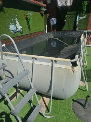 Piscina desmontable metal/plástico